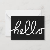 こんにちは ノートカード (正面)