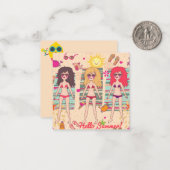 こんにちは ノートカード (正面/裏面インサイチュ)