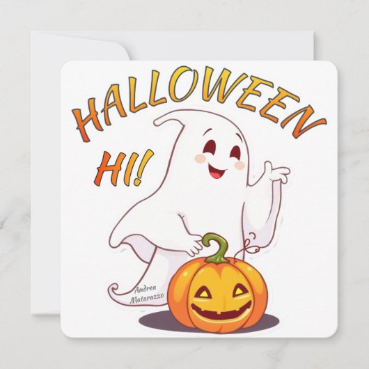 こんにちは！ハロウィン シーズンカード (正面)