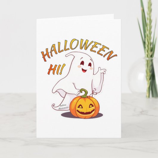 こんにちは！ハロウィン シーズンカード (正面)