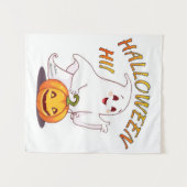 こんにちは!ハロウィン タペストリー (正面(横))