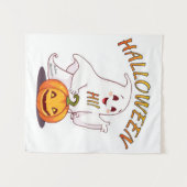 こんにちは!ハロウィン タペストリー (正面(横))