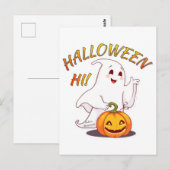 こんにちは!ハロウィン ポストカード (正面/裏面)
