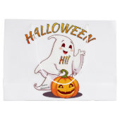 こんにちは!ハロウィン ラージペーパーバッグ (裏面)