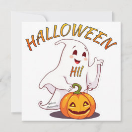 こんにちは!ハロウィン 招待状