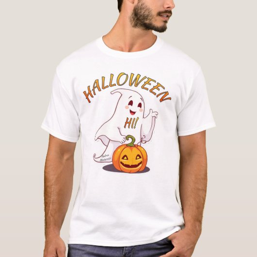 こんにちは!ハロウィン Tシャツ (正面)