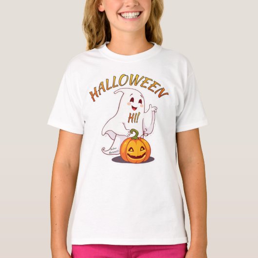 こんにちは!ハロウィン Tシャツ (正面)