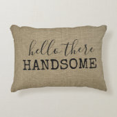 こんにちは、ハンサム アクセントクッション (正面)