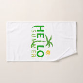 こんにちは ハンドタオル (ハンドタオル)