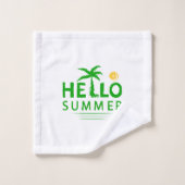 こんにちは バスタオルセット (ウォッシュタオル)