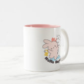 こんにちは、バニーの時間だ：ロピトッキの瞬間 ツートーンマグカップ (正面右)