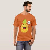 こんにちは！パイナップルイラストレーション Tシャツ (正面フル)