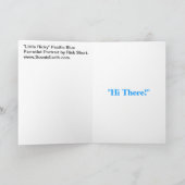 こんにちは！パシフィック・パロット・バード・グリーティング・カード・アート カード (内部)