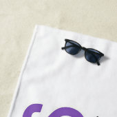 こんにちは ビーチタオル (インサイチュ)