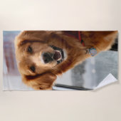 こんにちは ビーチタオル (正面)