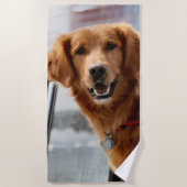 こんにちは ビーチタオル (正面)