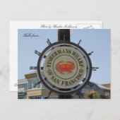 こんにちは…フィッシャーマンズワーフ ポストカード (正面/裏面)