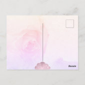 こんにちは フラワー ポストカード (裏面)