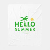 こんにちは フリースブランケット (正面)