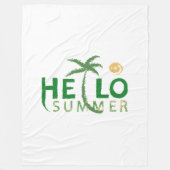 こんにちは フリースブランケット (正面)