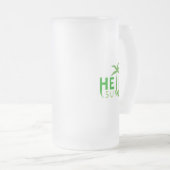 こんにちは フロストグラスビールジョッキ (正面右)