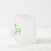 こんにちは フロストグラスマグカップ (正面左)