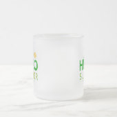 こんにちは フロストグラスマグカップ (中央)