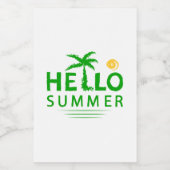 こんにちは フードラベル (シングルラベル)