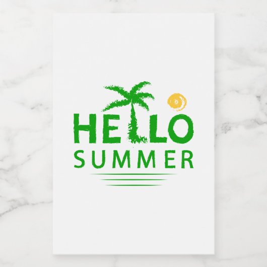 こんにちは フードラベル (シングルラベル)