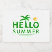 こんにちは フードラベル (シングルラベル)