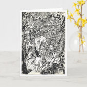 「こんにちは！」ブライアン・ベンソン・カード カード (黄色い花)