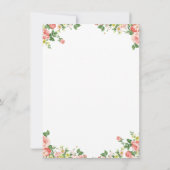 こんにちは、ブーツ女性のカーボーイベビーシャワー招待状 サンキューカード (裏面)