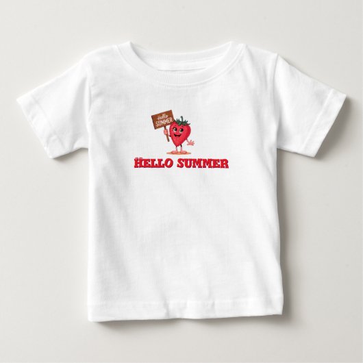 こんにちは ベビーTシャツ (正面)