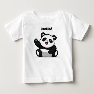 こんにちは ベビーTシャツ