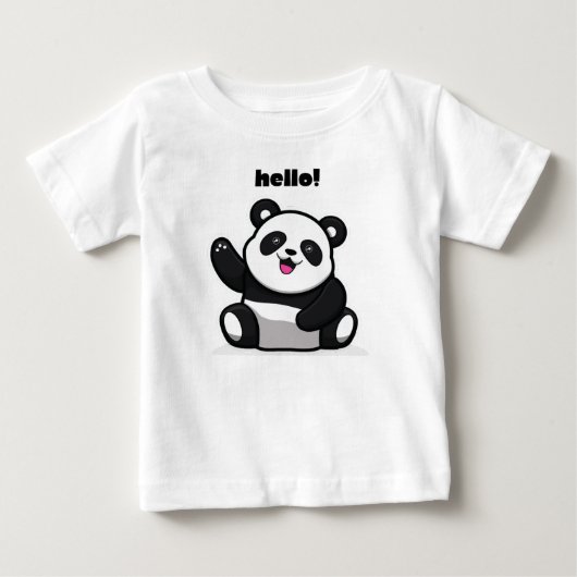こんにちは ベビーTシャツ (正面)
