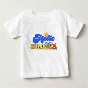 こんにちは ベビーTシャツ
