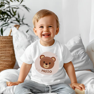 こんにちは ベビーTシャツ