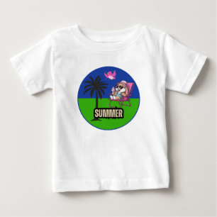 こんにちは ベビーTシャツ