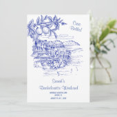 こんにちは、ベラ・バチェロレッテの旅程テンプレートです 招待状 (スタンド正面)