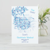 こんにちは、ベラ・バチェロレッテの旅程テンプレートです 招待状 (スタンド正面)