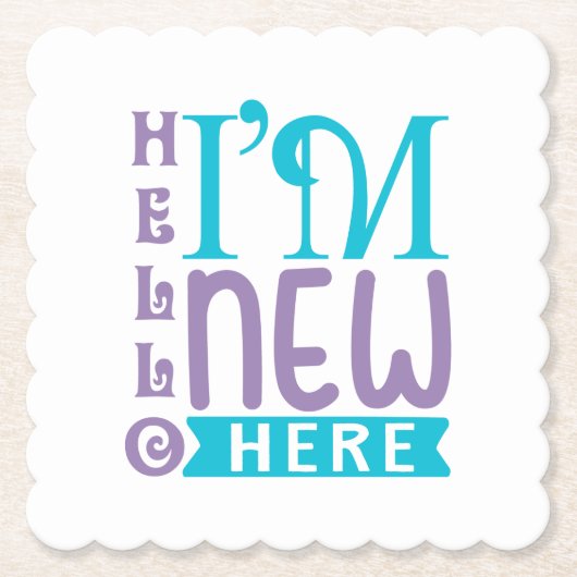 こんにちは ペーパーコースター (正面)