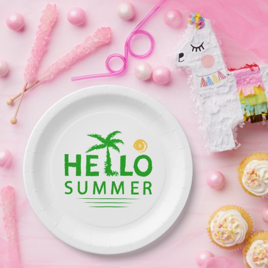 こんにちは ペーパープレート (パーティー)