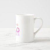 こんにちは ボーンチャイナマグカップ (右)