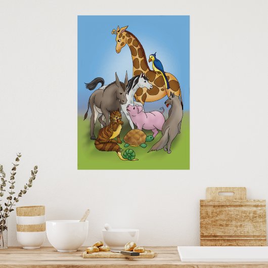 こんにちは！-ポスター ポスター (キッチン)