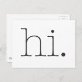 こんにちは. ポストカード (正面/裏面)