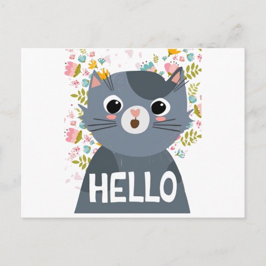 こんにちは ポストカード (正面)