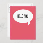 こんにちは! ポストカード (正面/裏面)