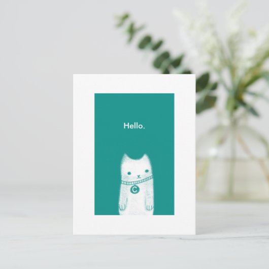 こんにちは。 ポストカード (スタンド正面)