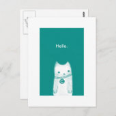 こんにちは。 ポストカード (正面/裏面)