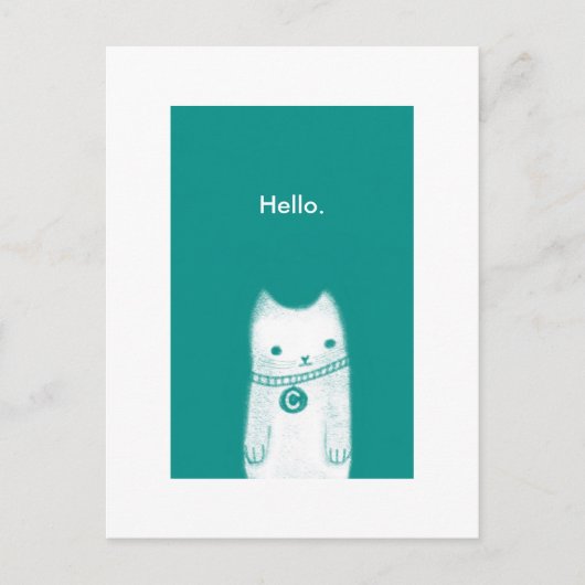 こんにちは。 ポストカード (正面)
